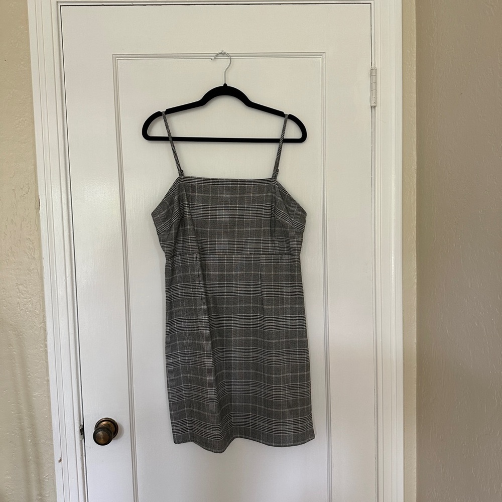 Plaid Mini Dress